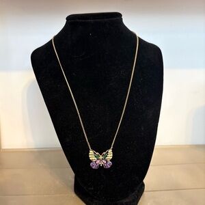 Elegant Butterfly Pendant Necklace